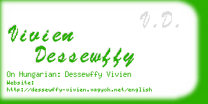 vivien dessewffy business card